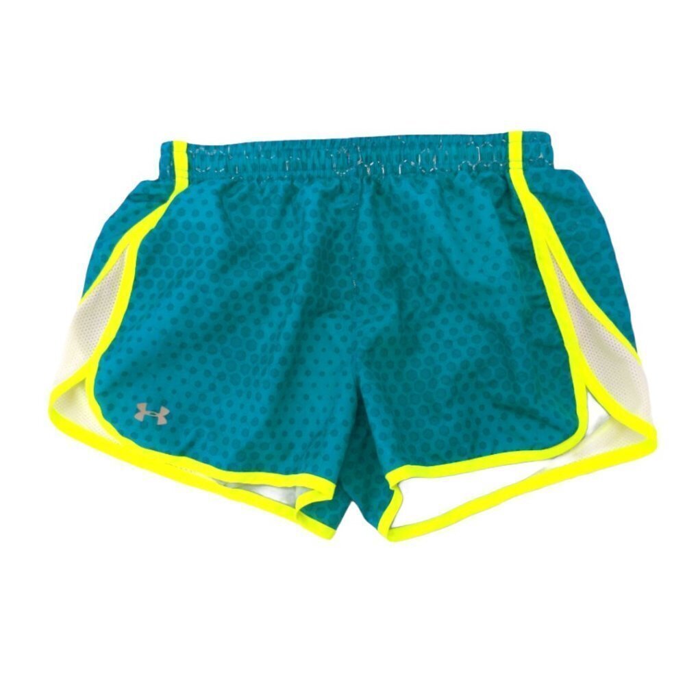 Under Armour Shorts Womens S Running Athletic Semi Fitted Attached Briefs